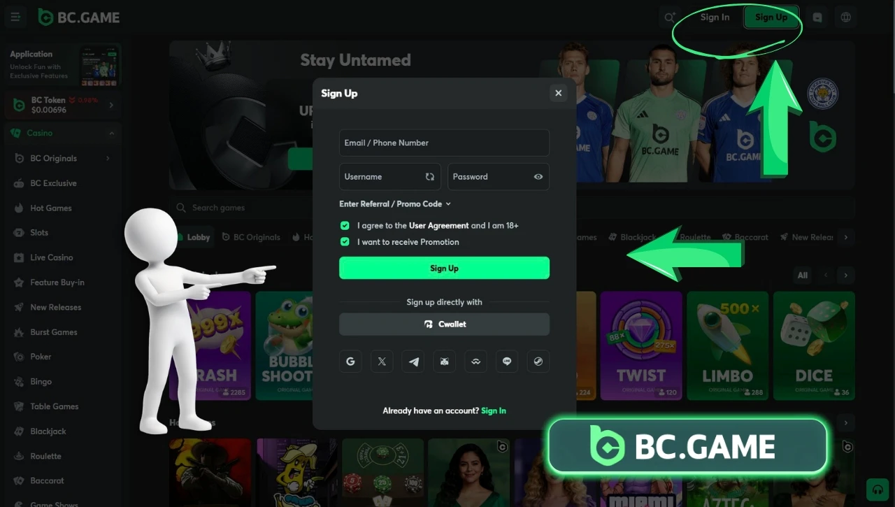 For Indonesian players: BC Game ID VIP Club and Player Rewards