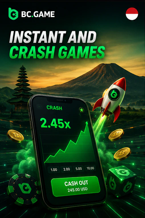 Crash games BC Game for Indonesia