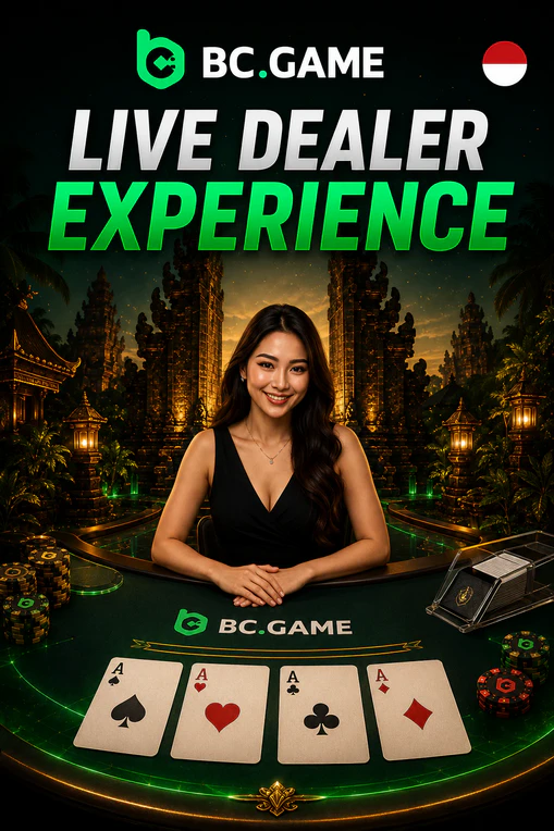Live dealer BC Game for Indonesia